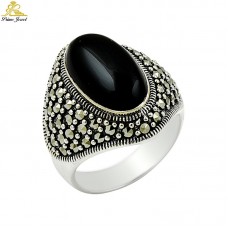 Gümüş Markazit Yüzük